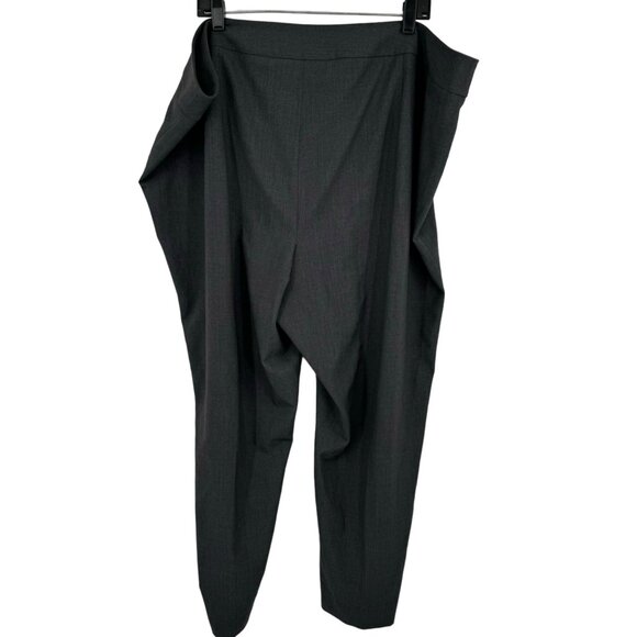Calvin Klein Women's Traditional Gray Dress Pants 24W straight stretch career - Picture 6 of 10